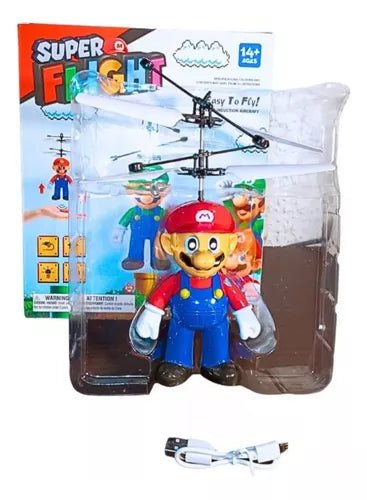 Dron Mario Con Luces - BUENAS COMPRAS