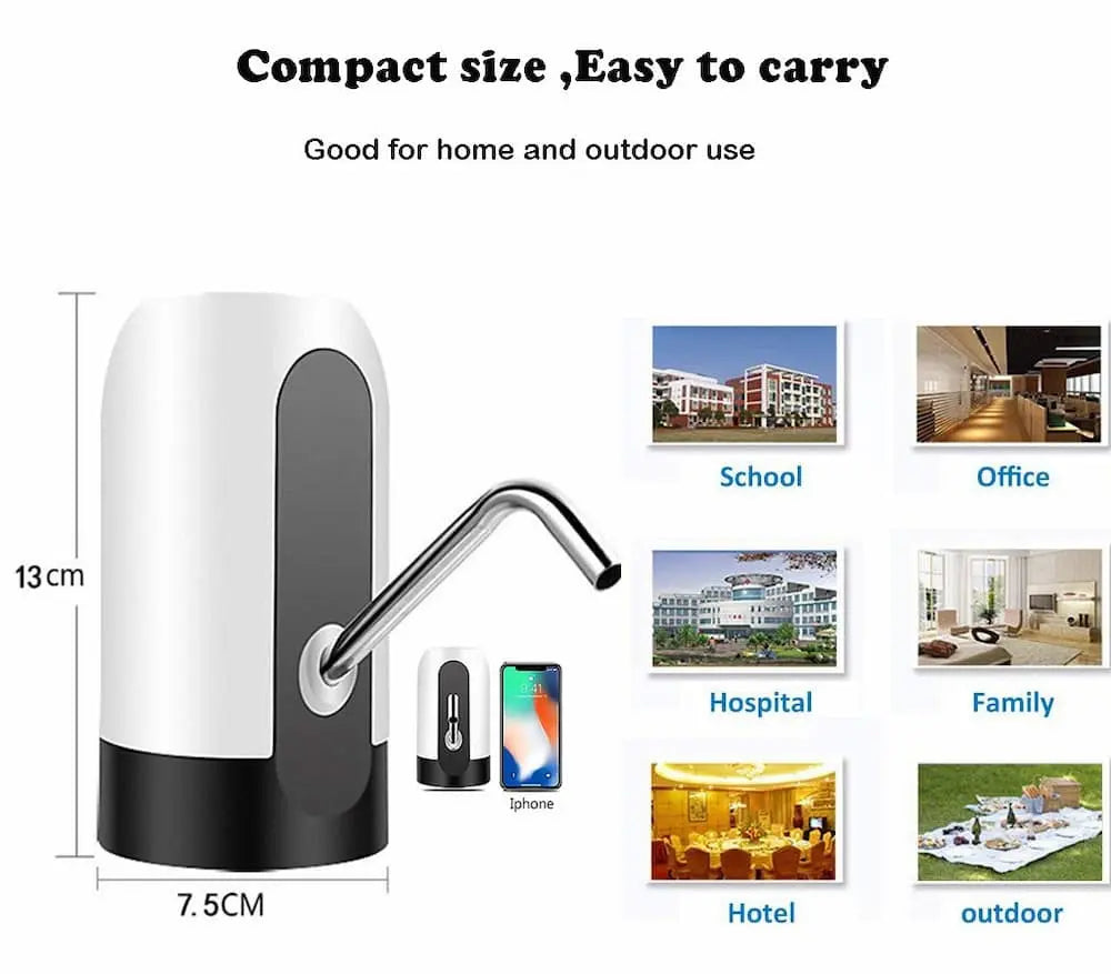Dispensador de agua eléctrico USB