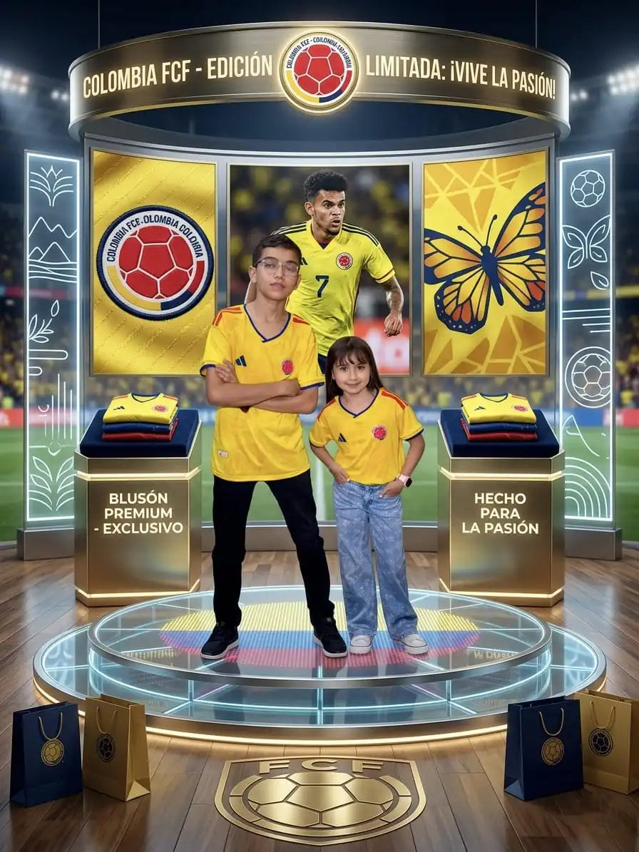 Camiseta Selección Colombia Hombre y Mujer | Envío a Toda Colombia