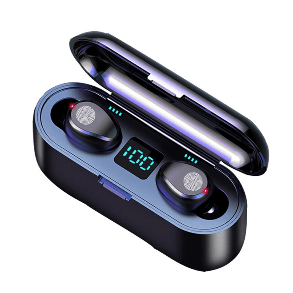 Audífono Inalámbricos F9 Con Power Bank - BUENAS COMPRAS