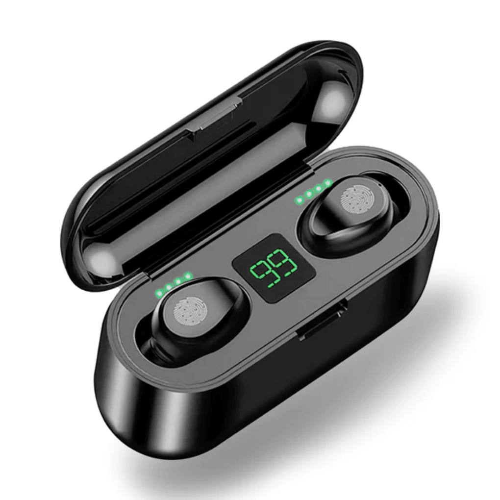 Audífono Inalámbricos F9 Con Power Bank - BUENAS COMPRAS